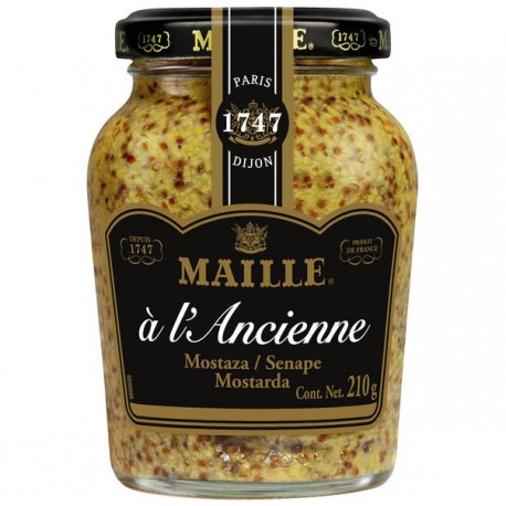 Mostaza a la antigua MAILLE 210 gr