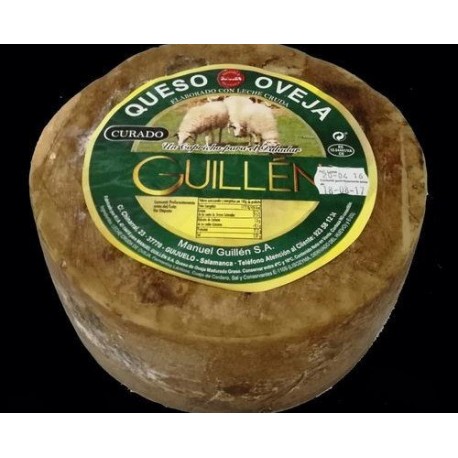Queso Oveja VIEJO Leche Cruda 2.5 kg aprox GUILLEN